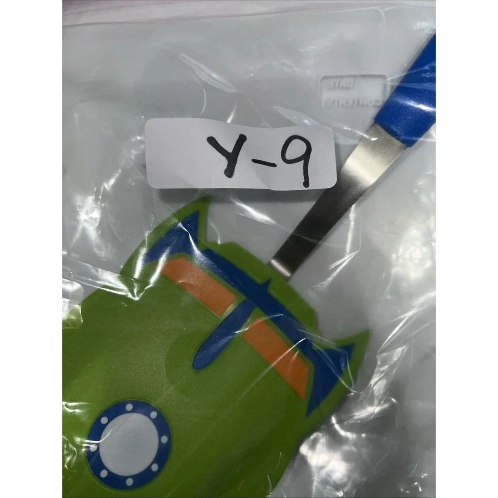Princess House Cookin Kids Rocket ship Spatula‎ Green Cooking Space Fun Activity